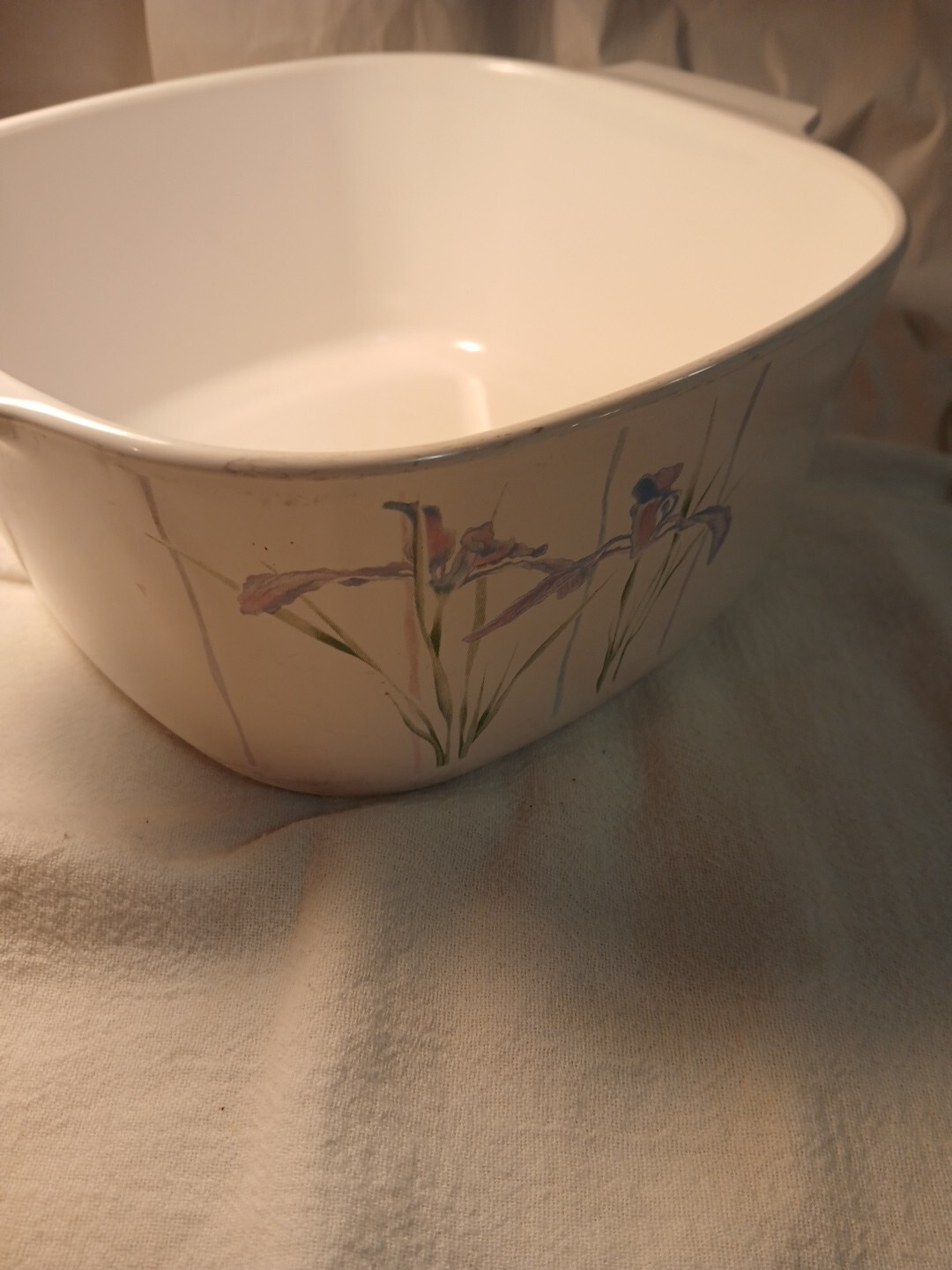 Corning Ware Shadow Iris A-3-B 3L (3 Quart) W/Lid Discontinued Pattern Vintage 