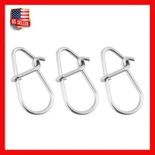 100pcs Crankbait Snaps Fishing Nice Snaps Power Clips Bass Pike Terminal Tackle