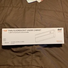 DMF 12” Thin Fluorescent Under Cabinet Light 8W T5 Lamp Included