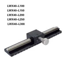 X Axis Trimming Dovetail Slide Table Manual Sliding Stage Displacement Platform