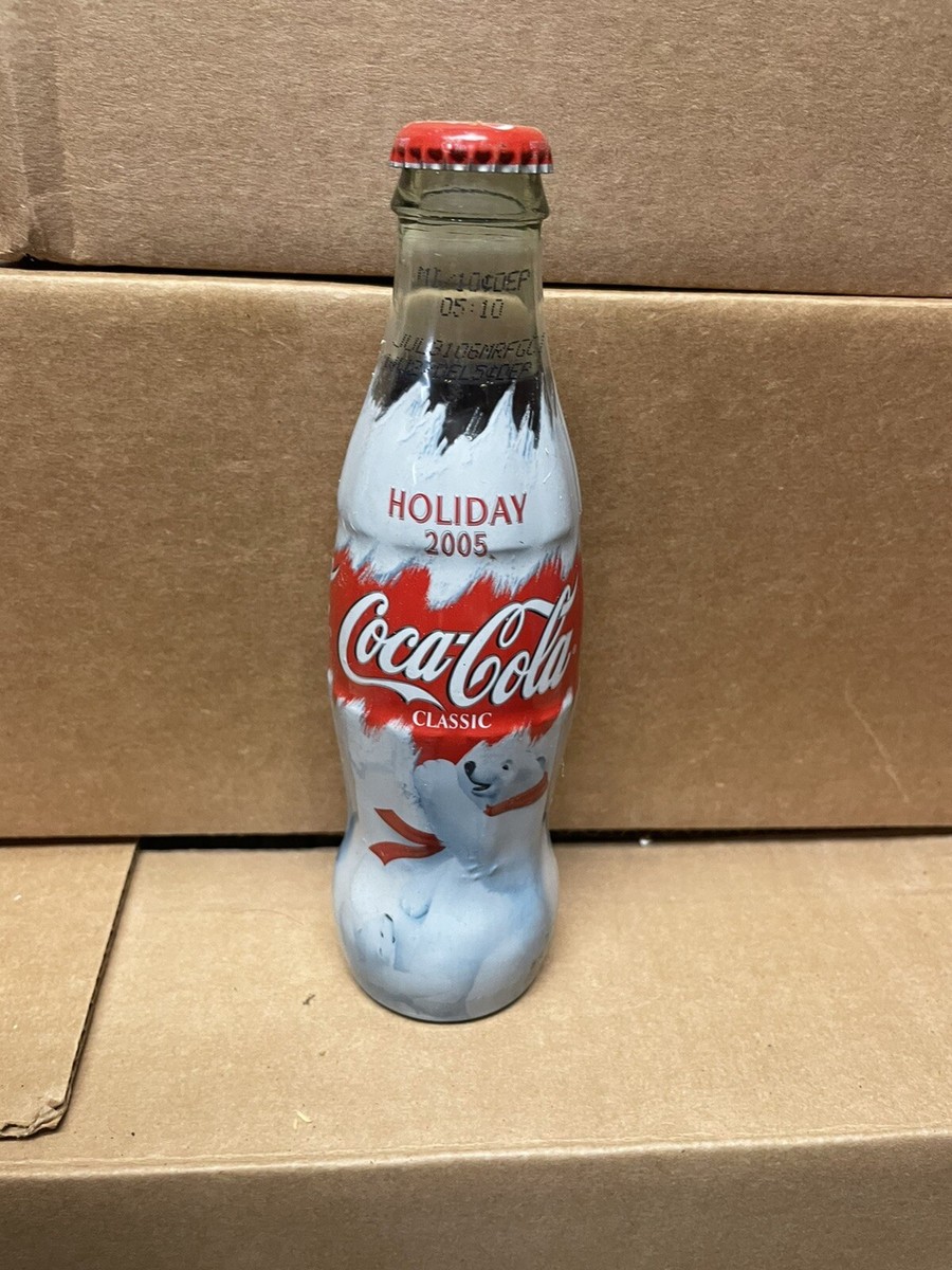 Coke Coca-Cola 2005 Holiday Polar Bear 8oz. Bottle | eBay