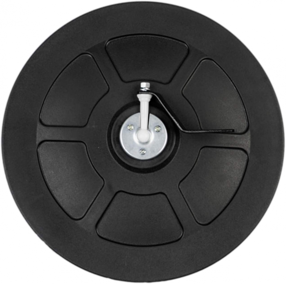 26 Inch Indoor Acrylic Convex Mirror - 160° Wide Angle, Black Backboard, With Swivel Bracket