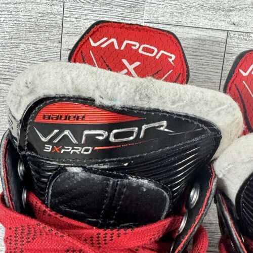 Bauer Vapor 3X Pro Eishockey Schlittschuhe Jugend Größe Y 10,5 D LS1 Blades - Bild 4 von 14