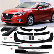 For Mazda 3 Axela Front Rear Bumper Lipspoiler Body Kit Splitter Side Skirt For Mazda 3 Axela Front Rear Bumper Lipspoiler Body Kit Splitter Side Skirt