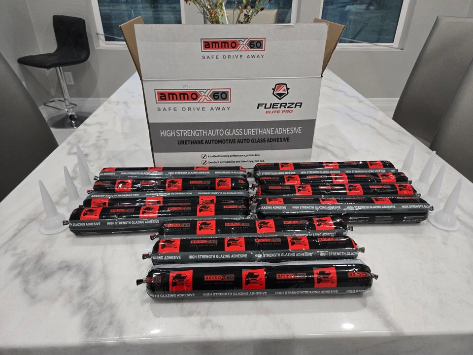 Urethane Auto Glass Windshield Urethane Primer Less Adhesive Glue Sealant X 20 - Image 2 of 4