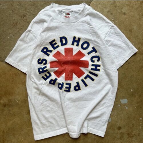Vintage Red Hot Chili Peppers RHCP 2003 US Tour Dwustronny T-shirt Męski Small - Zdjęcie 1 z 15