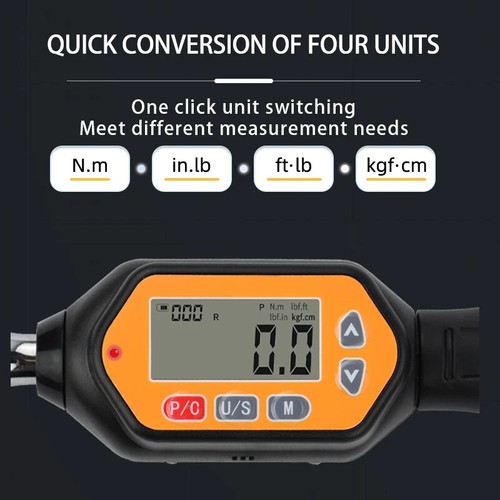Digital Torque Wrench Adjustable Torque Wrench Bicycle Car Repair Tool - Picture 3 of 6