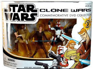 star wars cartoon network clone wars triple pack 3 75 action
