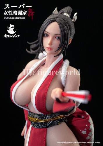 Figura de acción cosplay NINJA CAT N001 1/6 luchadora femenina Mai Shiranui pedido anticipado - Imagen 3 de 9