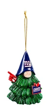 New York Giants Football NFL Resin Gnome Tree Character Christmas Ornament Decor