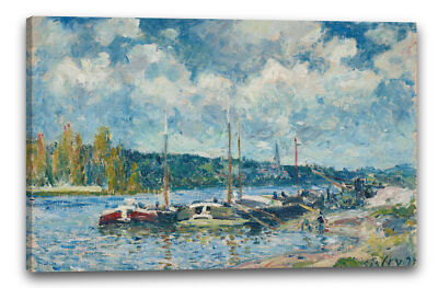 Kunstdruck Alfred Sisley - Die Seine bei Bougival