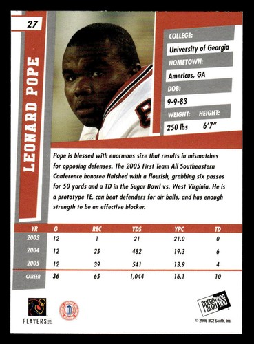 2006 Press Pass SE Football Rookies Complete Your Set #1-40 You Pick! - Picture 23 of 31