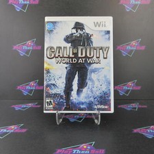Call of Duty World At War Nintendo Wii AD/NM - (See Pics)