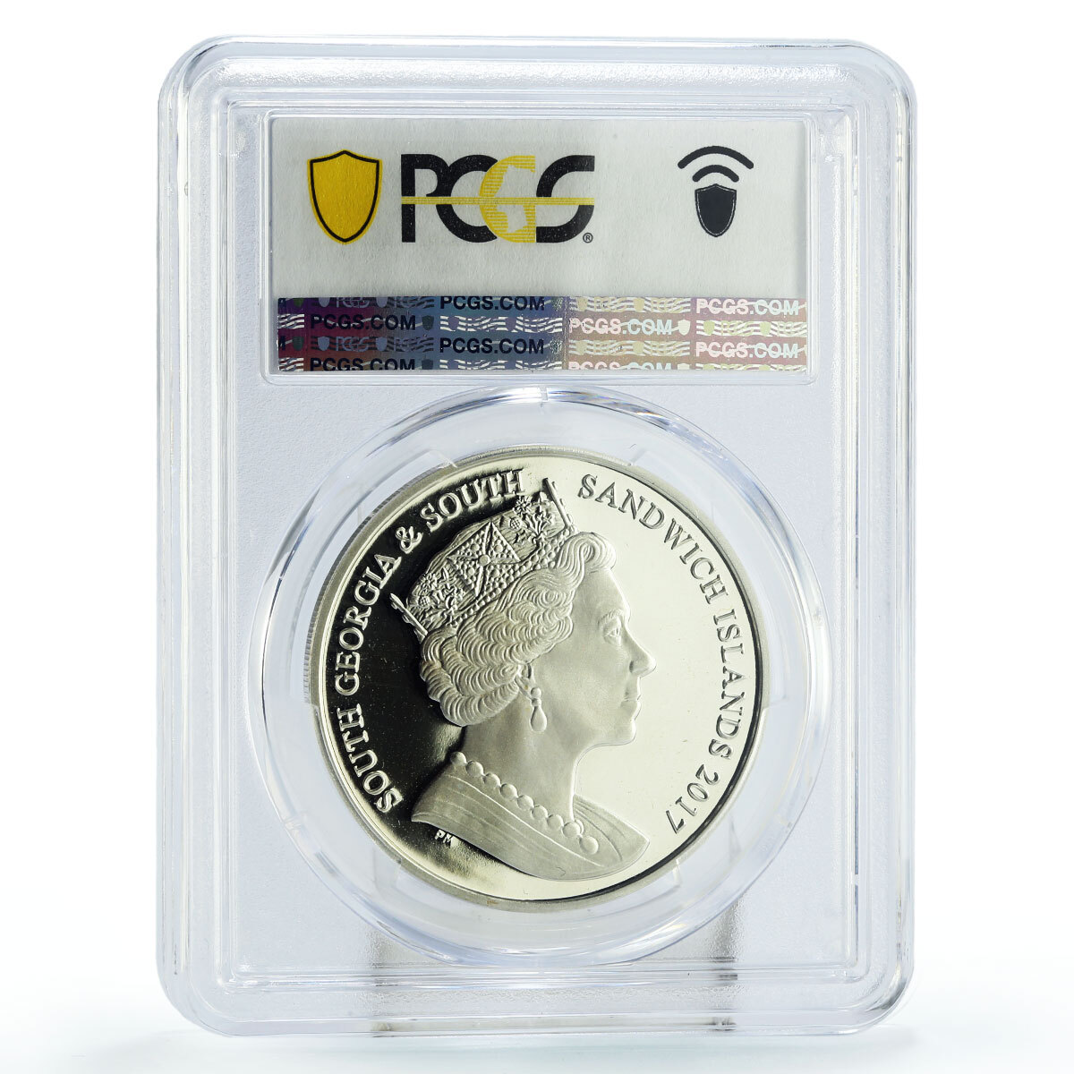 Sandwich Islands 2 pounds Antarctic Expedition Ship PR69 PCGS