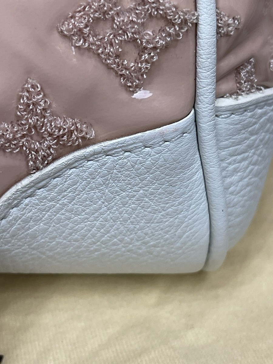 LOUIS VUITTON Limited Edition Rose Monogram Bouclettes Speedy