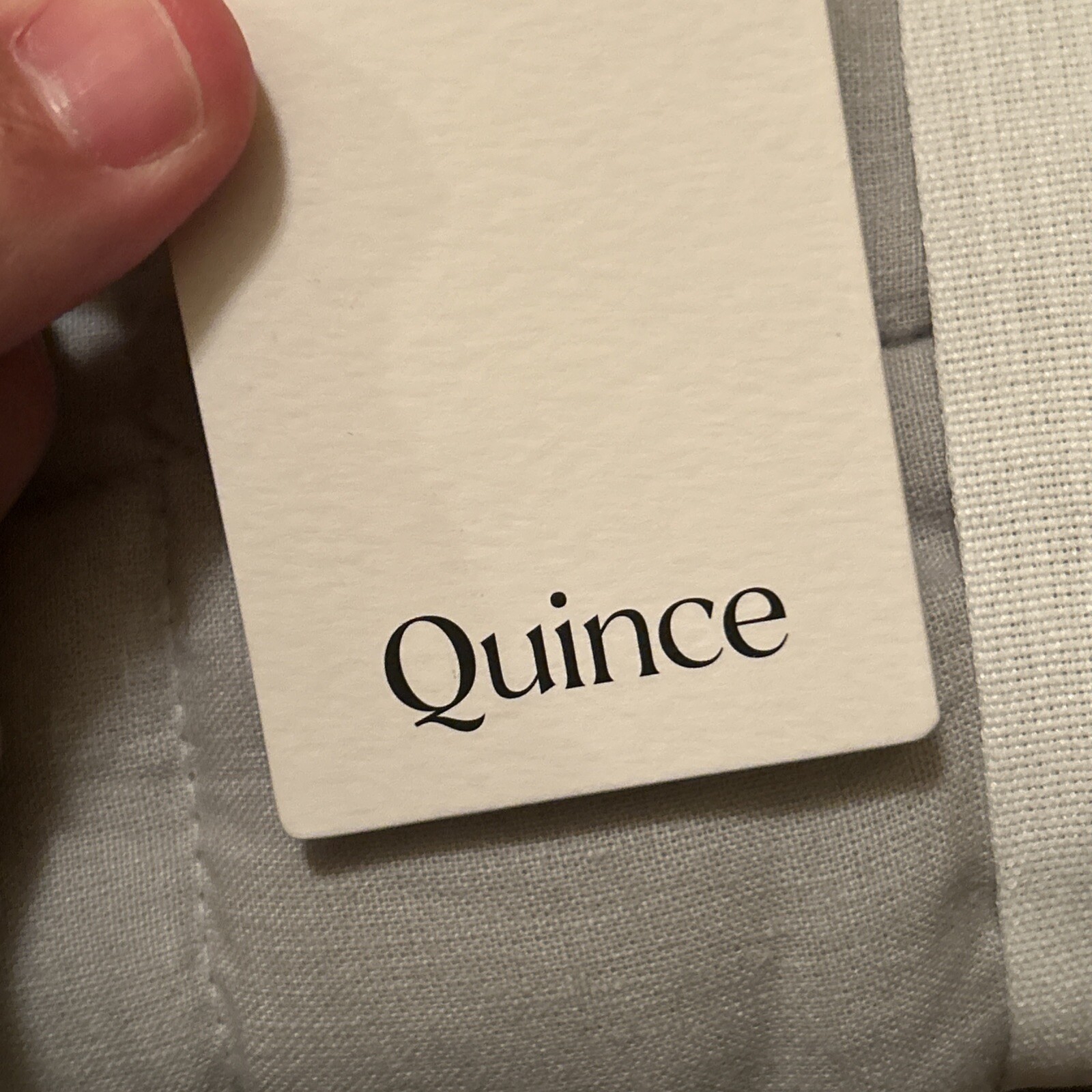 LOT OF 3- Quince European Linen Box Quilted KING Shams- Sand, Sage, Dusty Blue