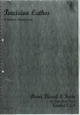 lorch watchmakers lathe catalogue