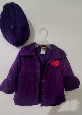 Penelope Mack 2T Purple Corduroy Jacket Toddler Girls Fall Winter
