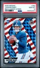 2025 PANINI MOSAIC RED & WHITE STRIPE #362 JAXSON DART ROOKIE RC PSA 10