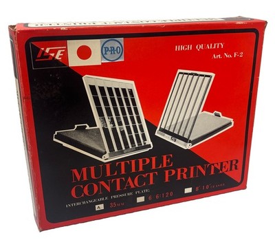 Vintage ISE Multiple Contact Printer Art F-2 Japan 35mm Film Darkroom Gear Boxed