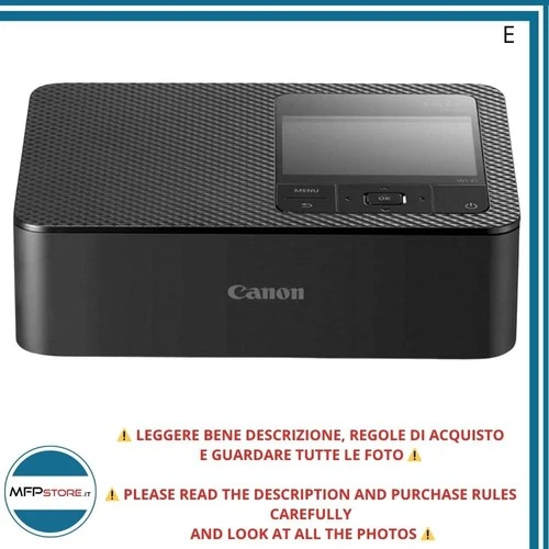 Stampante fotografica compatta Canon SELPHY CP1500 – WiFi, USB-C, scheda SD