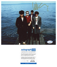 Will Sergeant ‘Echo And The Bunnymen’ Band Guitarist Signed 8x10 Photo ACOA