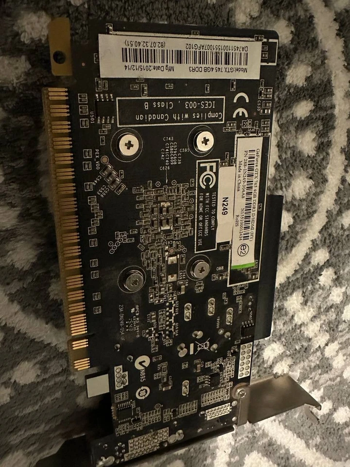 NVIDIA GeForce GTX 745 4GB DDR3 – Tested, Working - Image 2 of 3