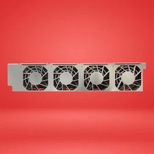 Server Fan Cage Assembly w/ 4x Hot-Swap Cooling Fans Universal 12V