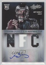 2013 Panini Absolute NFL Signatures Prime 40/49 Matt Barkley #226 Auto 2o7