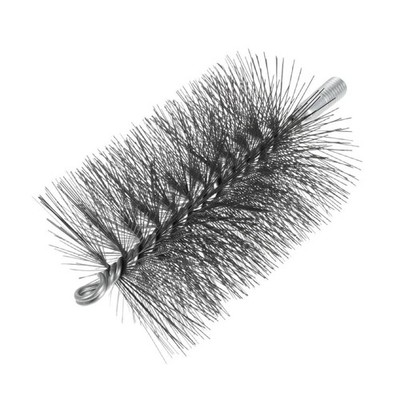 Round Spiral Flue Brush - Stainless Steel Chimney Brush for Fireplace Cleaning,