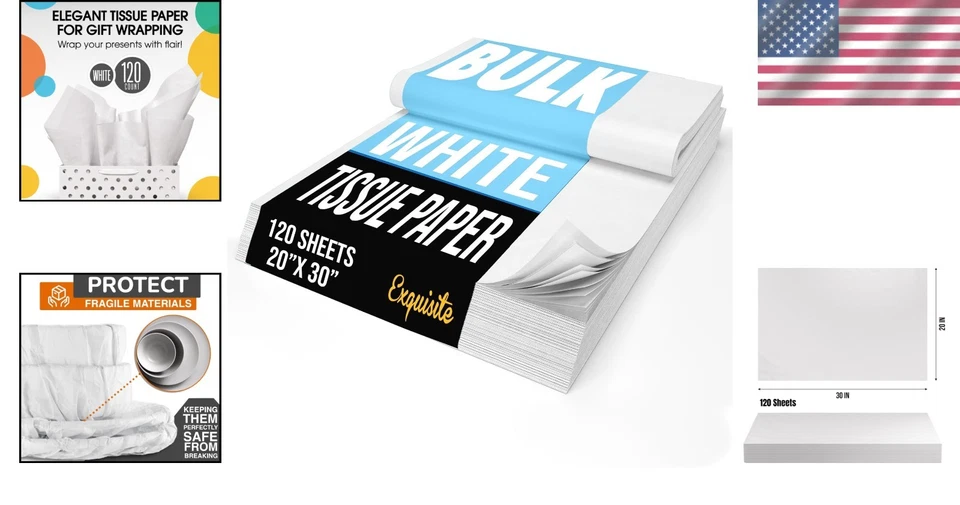 Commercial Grade White Packing Paper - 960 Sheets - Image 2 of 4