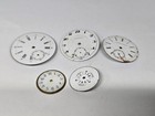 Unbranded  Pocket Watch Dials only/ lot  of 5/ various sizes — photo 1