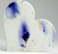 Bulk Seed Paper Large Hearts Recycled Flower Petals Set of 100 Handmade Shapes