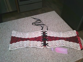 LOOK AND SKY LACE UP CORSET WAIST BELT