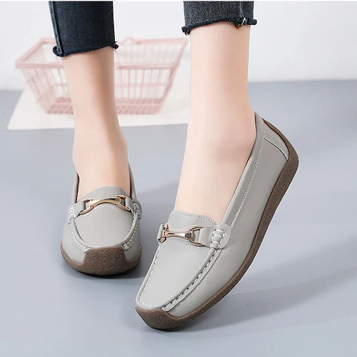 Womens Loafers Mocassin Office Work Flat Slip On Shoes Ladies Casual Shoes Size - Bild 57 von 59