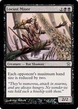 MTG MAGIC THE GATHERING - LOCUST MISER  - SAVIOURS OF KAMIGAWA - NEAR MINT!