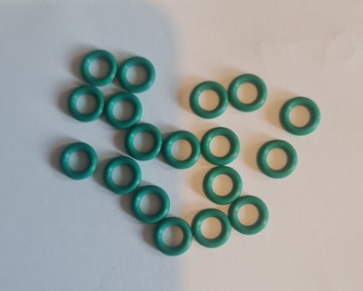 FKM Fluorelastomer O-Ring / Dichtung öl- & chemikalienbeständiger Synthesekautschuk 7 mm
