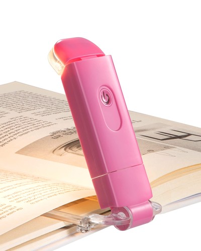 USB Rechargeable Book Reading Light, Warm White, Brightness Adjustable, LED