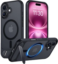 Temdan Magnetic Compatible with iPhone 16 Plus Case, Built-in Invisible Kicks...