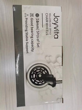 IKEA-Compatible Office Chair Rubber Wheels 10mm x 22mm Set of 5