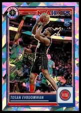 2023-24 Hoops Premium Stock #133 Tosan Evbuomwan Ice Prizm