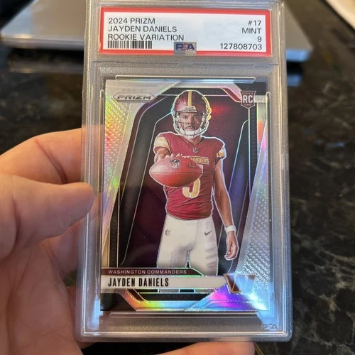 2024 Prizm Jayden Daniels Rookie Variation Card Psa 9