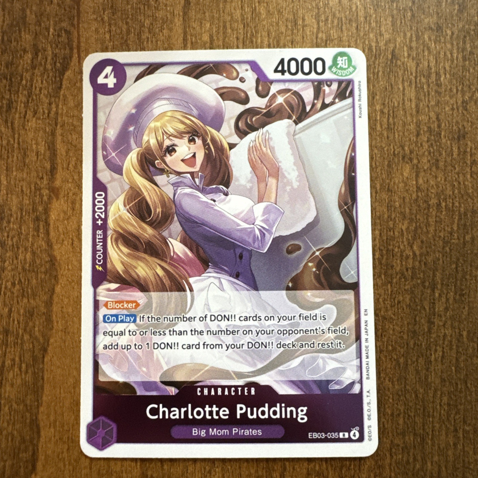 Charlotte Pudding EB03-035 Extra Booster: One Piece Heroines Edition Foil