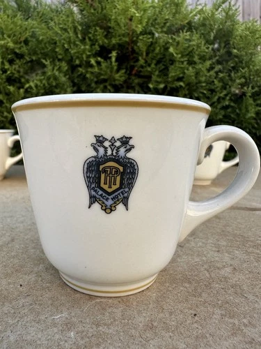 Vintage The Palace Hotel San Francisco Coffee Cup Set of 4