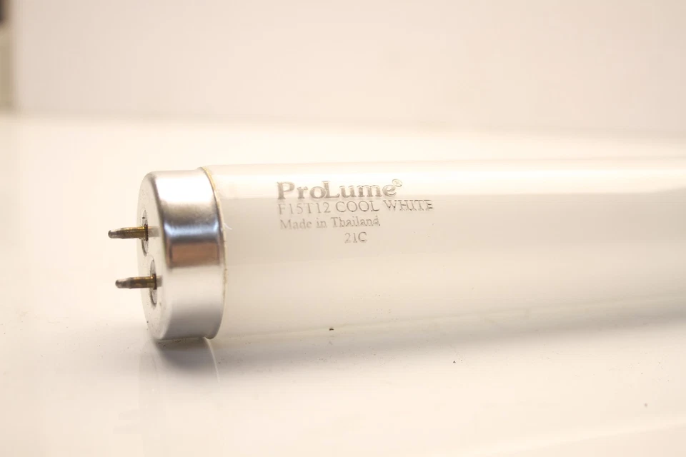 2 PACK PROLUME F15T12/CW 15W T12 Cool White Fluorescent Tube Light Bulbs LB17 - Image 2 of 3