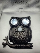 IdeaWorks JB7682 Decorative LED Motion Sensor Hooting Owl Light/Black - As Found