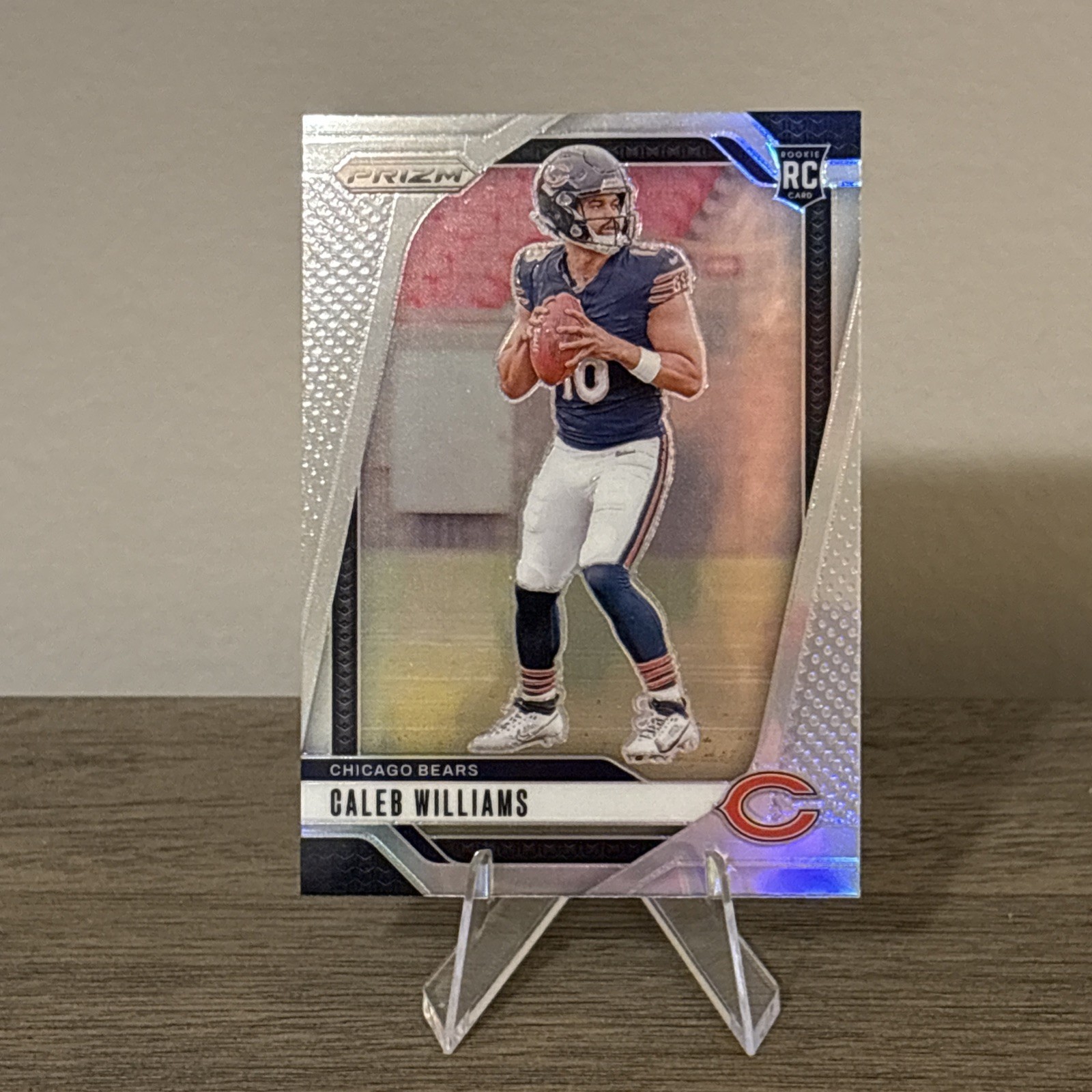 2024 Panini Prizm Caleb Williams #301 RC Silver Holo Prizm Refractor - Bears