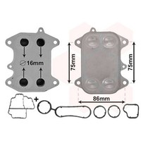 Van Wezel ÖLkÜHler MotorÖL KÜHler Passend FüR Audi A1 A3 A4 A5 A6 Q3 Q5 Tt Seat
