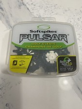 Softspikes Pulsar Golf Cleats Fast Twist 3.0 Black Mens Replacement Set Of 20