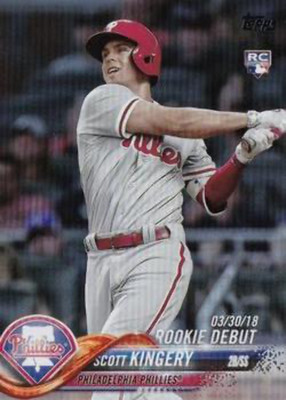 2018 Topps Update Foil Scott Kingery RC #US14 Philadelphia Phillies